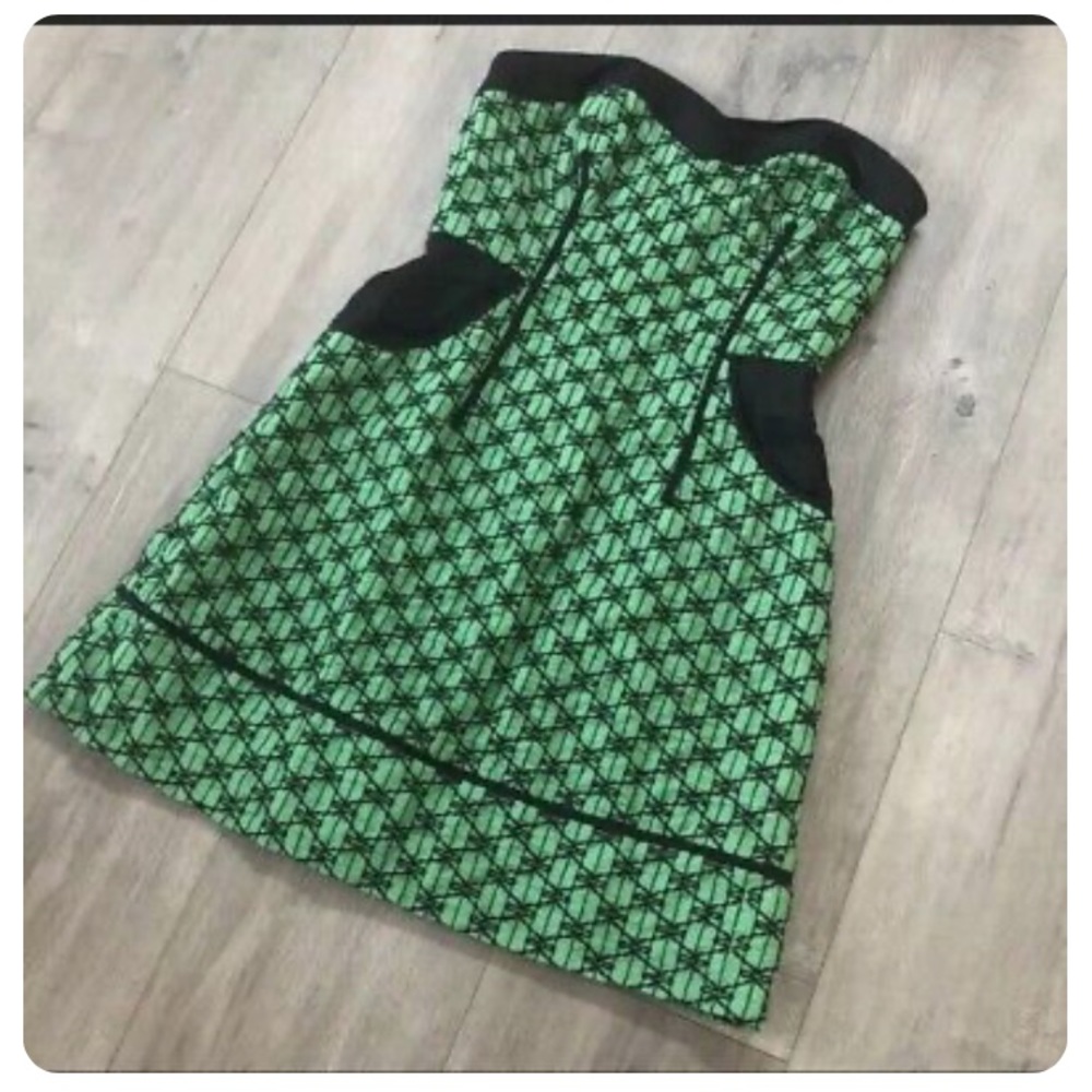 Tracy Reese green mini dress